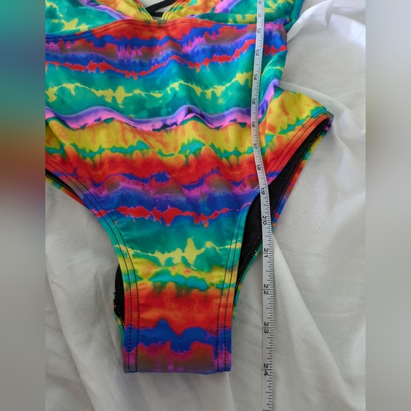 Heat Multicolor One-Piece Swimsuit with‎ Bra Women's Size Small - Picture 4 of 8